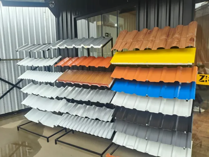 Telhas Metálicas Galvalume a e Coloridas - Vários Modelos e Cores