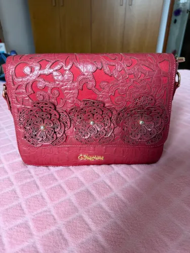 Bolsa couro Carmen Steffens 