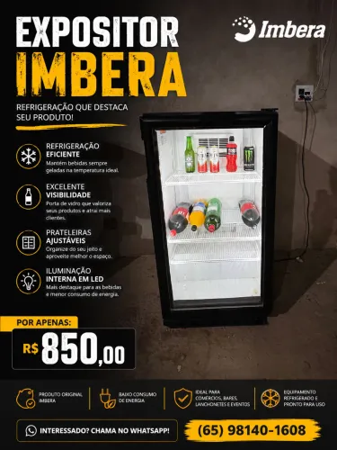 Freezer Expositor Imbera - Red Bull