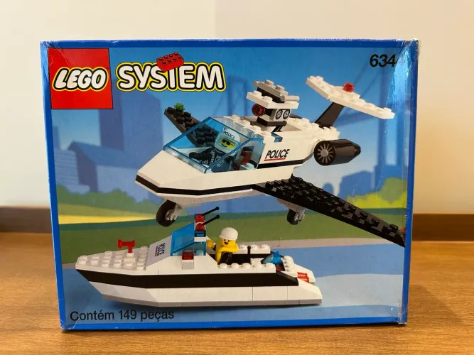 Lego system 6344, jet speed justice policia completo