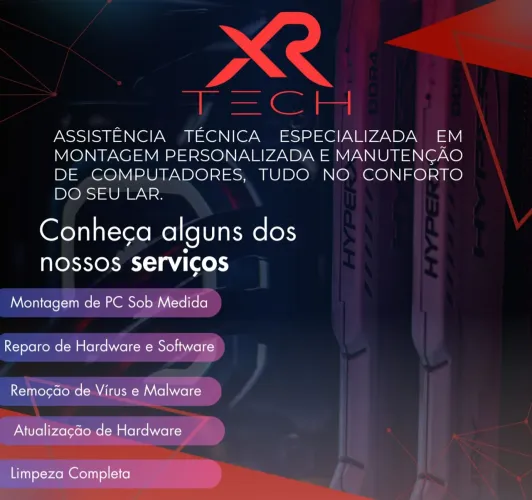 ASSISTÊNCIA TÉCNICA ESPECIALIZADA EM PC GAMER XR TECH