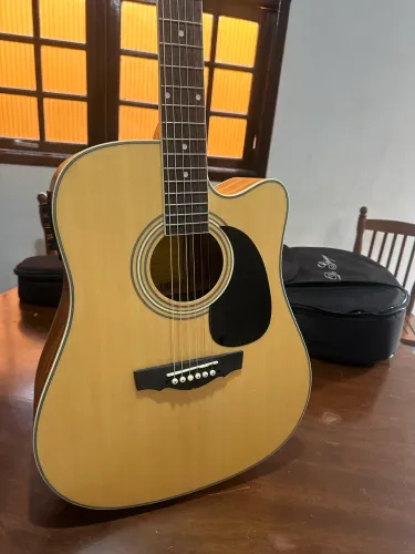 Violão Di Giorgio F104 - Maciço - Seminovo novo -Estou na Freguesia do Ó 