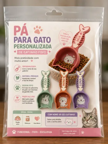 PÁ PARA GATO PERSONALIZADO