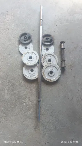 Kit musculação, 20kg de aninhas
