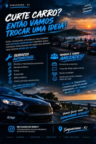 CURTE CARRO? ENTÃO VAMOS TROCAR UMA IDEIA!