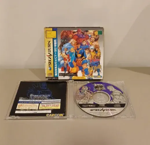 X-men Vs. Street Fighter - ORIGINAL - Sega Saturn - Japonês