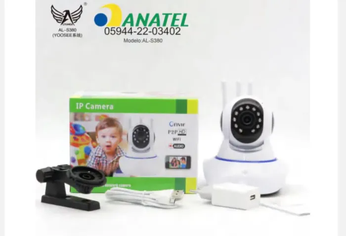 camera de segurança wi-fi interna