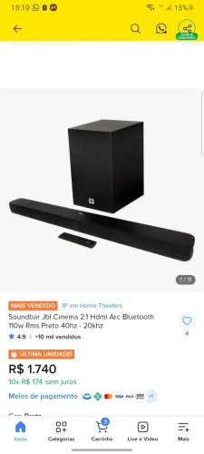 Caixa jbl