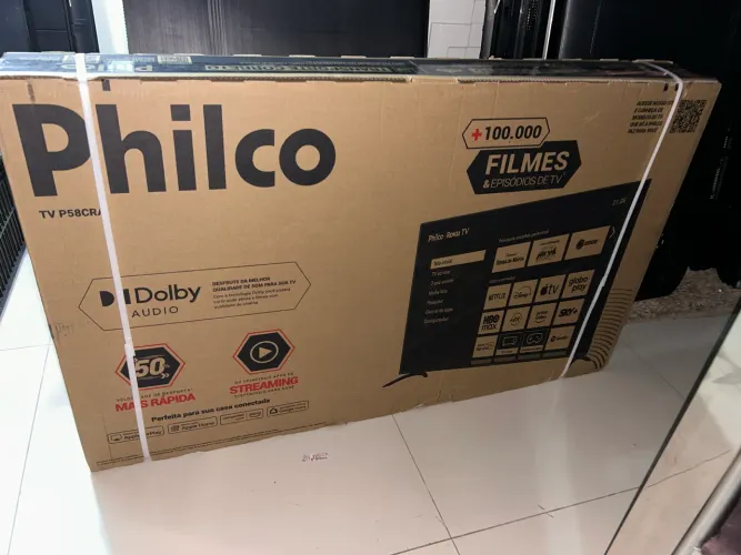 TV PHILCO 58 polegadas SmartTV 4K Nova! Lacrada! Garantia 1 ano! Entrega grátis!