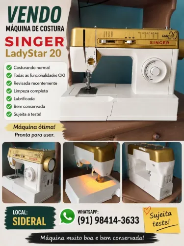 Maquina de costura singer