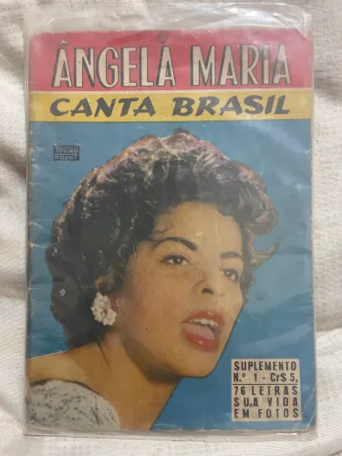 Raridade: Ângela Maria Canta Brasil nº 1 - Tecnoprint (Anos 50/60)  fonografia