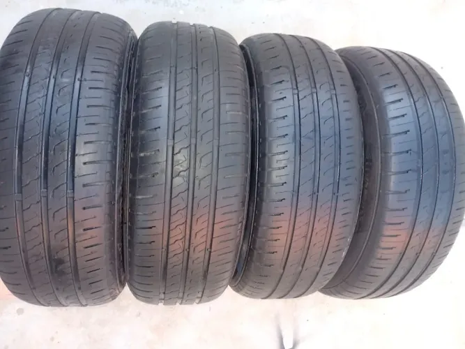 4 pneus 195 60r15 meia vida