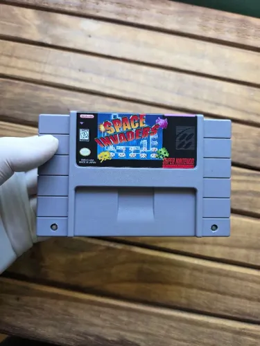 Cartucho Space Invaders (Original) - Super Nintendo
