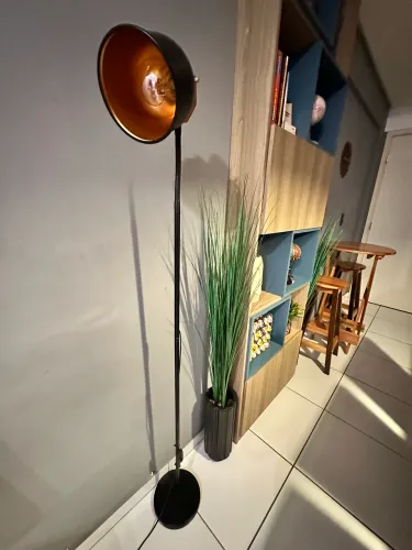 Luminária Preto/Bronze