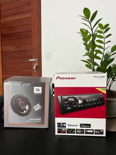 Kit som automotivo JBL + Pioneer