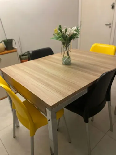 Conjunto Mesa de Jantar extensível com cadeiras Tramontina