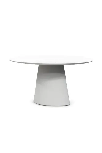 mesa oval para 6 lugares alta gama