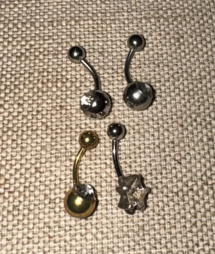 Piercing umbigo aço cirúrgico 