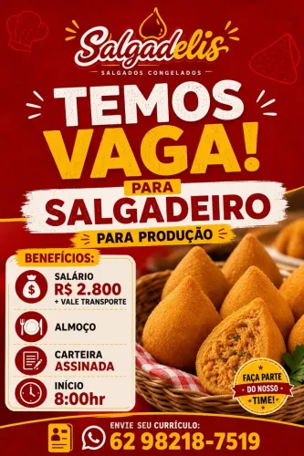 Vaga para salgadeiro