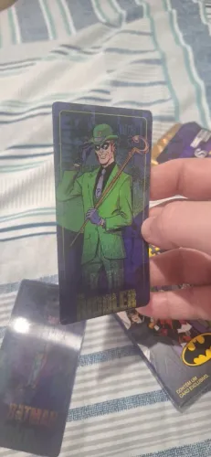 Cards vilões DC Cacau Show (Pinguim e Charada)