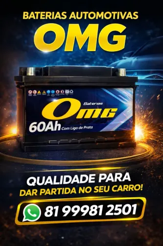 Bateria automotiva Omega ( frete grátis) 