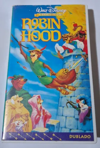 Fita Vhs original Robin Hood (Dublado)