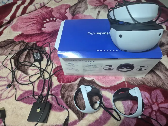 Óculos RV psvr2 mais adaptador original Sony pra pc