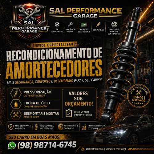 Reparo de amortecedores automotivo 