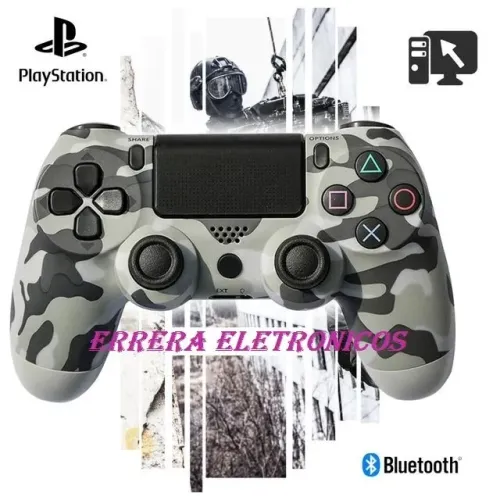 Controle Ps4 sem fio Joystick Doubleshock 4 Gamer Pro Wired/PS4/PC/ celulares entre outros
