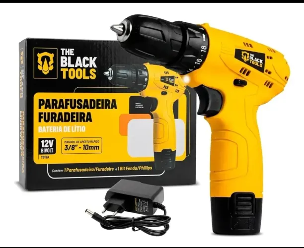Parafusadeira e Furadeira Black Tools