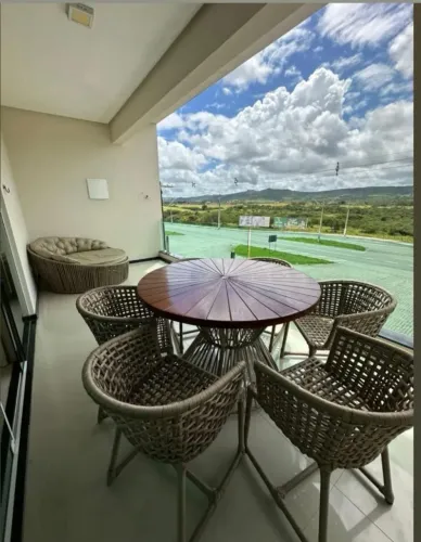 Mesa com 6 Cadeiras em Corda Náutica Promoção, Disponível em Cores.