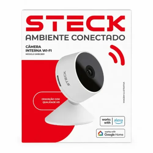 Câmera Interna Wi-Fi Steck