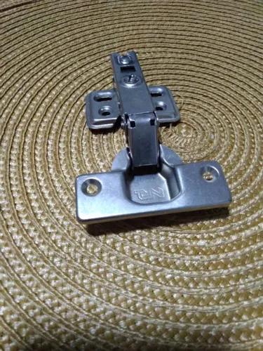 10 dobradiças da marca TN curva com amortecedor 35mm