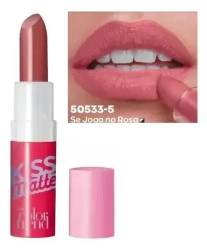 Batom Avon kiss matte cor ( se joga no rosa)