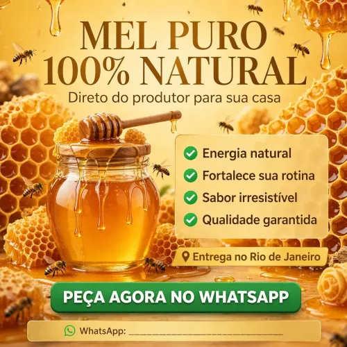 Mel de abelha 100% puro