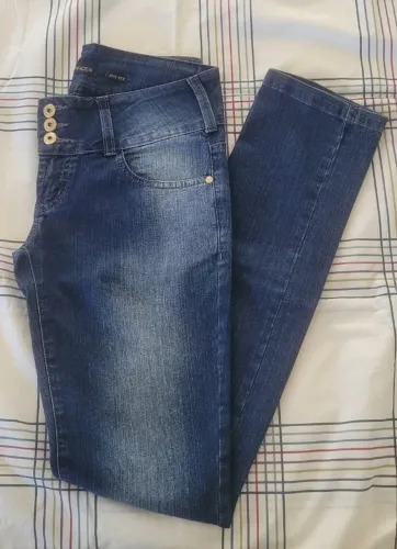Calça M. Officer, Skinny, Feminina, com Strech, N°40, Usada 1 vez (Original)