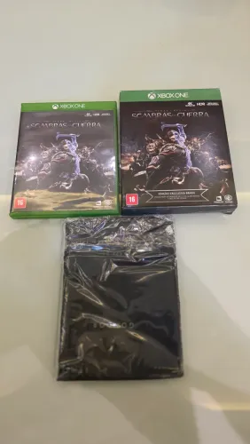 Terra-Média Sombras da Guerra Edição Exclusiva Brasil Xbox One Completo