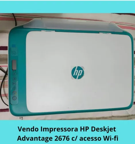 Oporunidade Única! Impressora HP Deskjet Advantage 2676 com acesso wi-fi