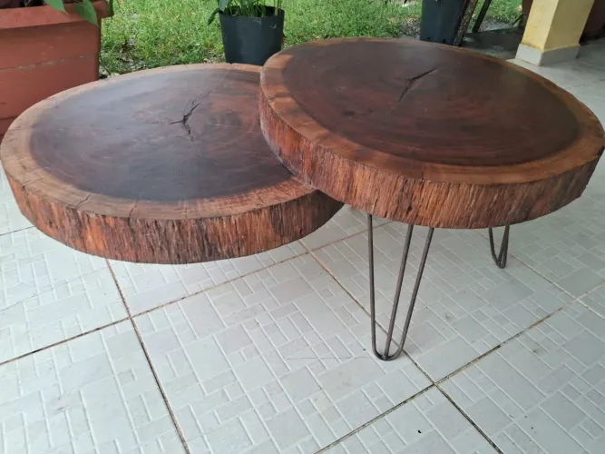 Mesa dupla madeira 