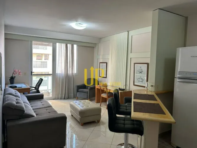 Flat com 1 dormitório para alugar, 54 m² por R$ 6.000,00/mês - Edifício Sequóia - Barueri/