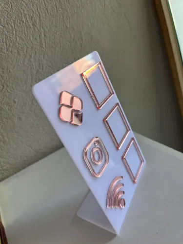 PLAQUINHA QR CODE PIX WI-FI