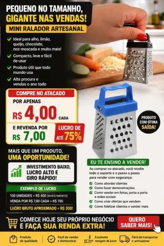 Oportunidade Mini ralador