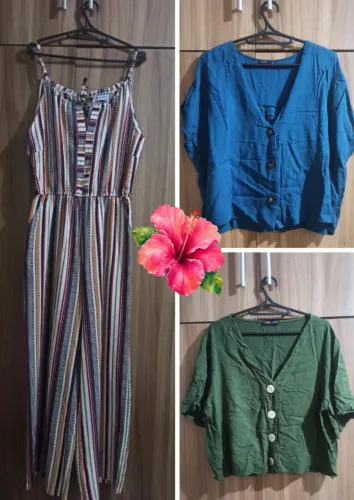 Lote de roupas plus size semi