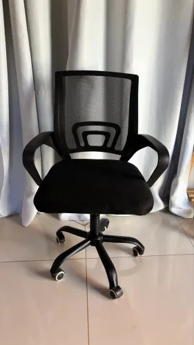 Cadeira De Escritório Begonia Tela Mesh Ergonômica Preta