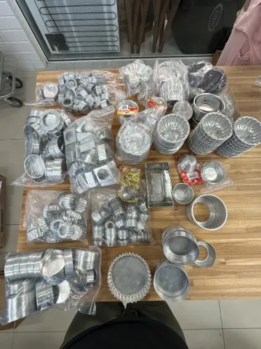 KIT FORMAS PEQUENAS DE ALUMÍNIO