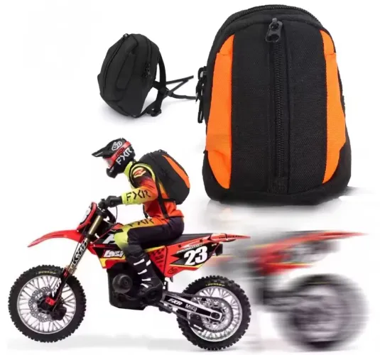 Mini Mochila P/ Piloto de Moto Losi Promoto 1/4 Mx / SM 