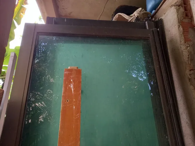 9 Portas vidro fechamento área 