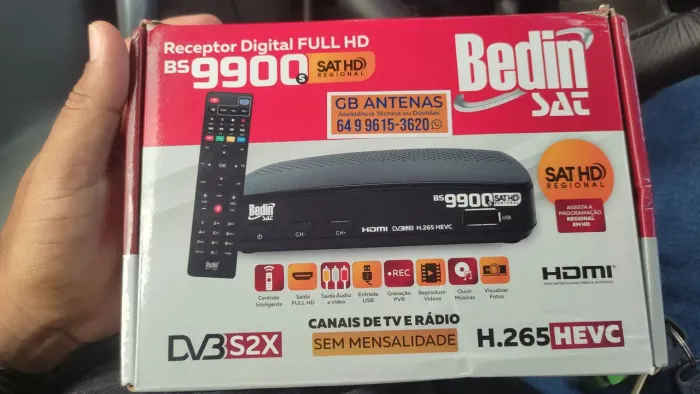 Recepitor Digital Parabólica Full HD Bedin Sat BS9900