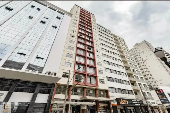 Edifício Ambassador. - Apartamento 1 dorm. mobiliado venda Ed. Ambassador Centro Curitiba