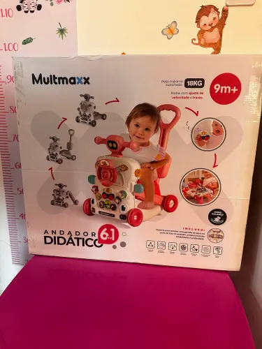 Andador didático infantil 